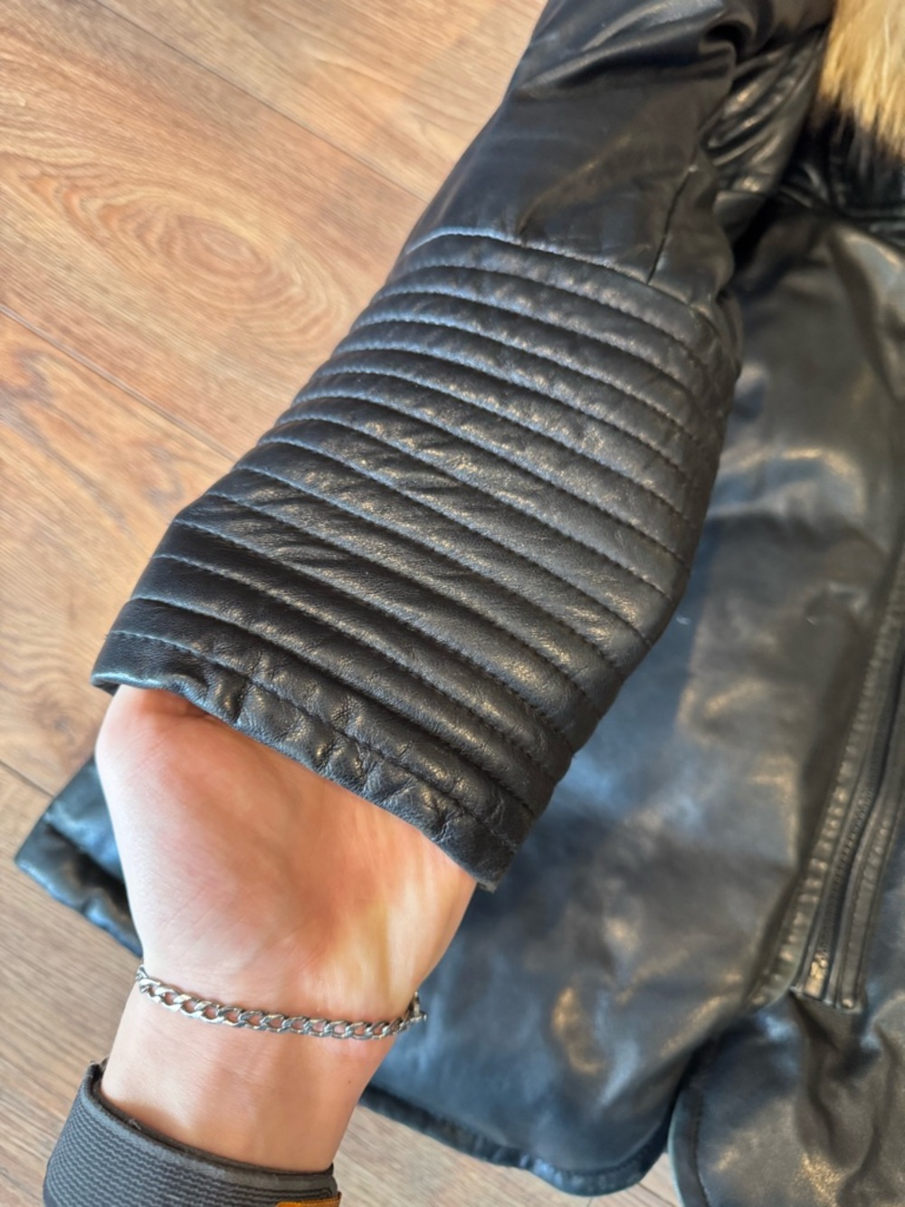 Rudsak Adelyna XL Real Leather And Fur Coat - Picture 8 of 16